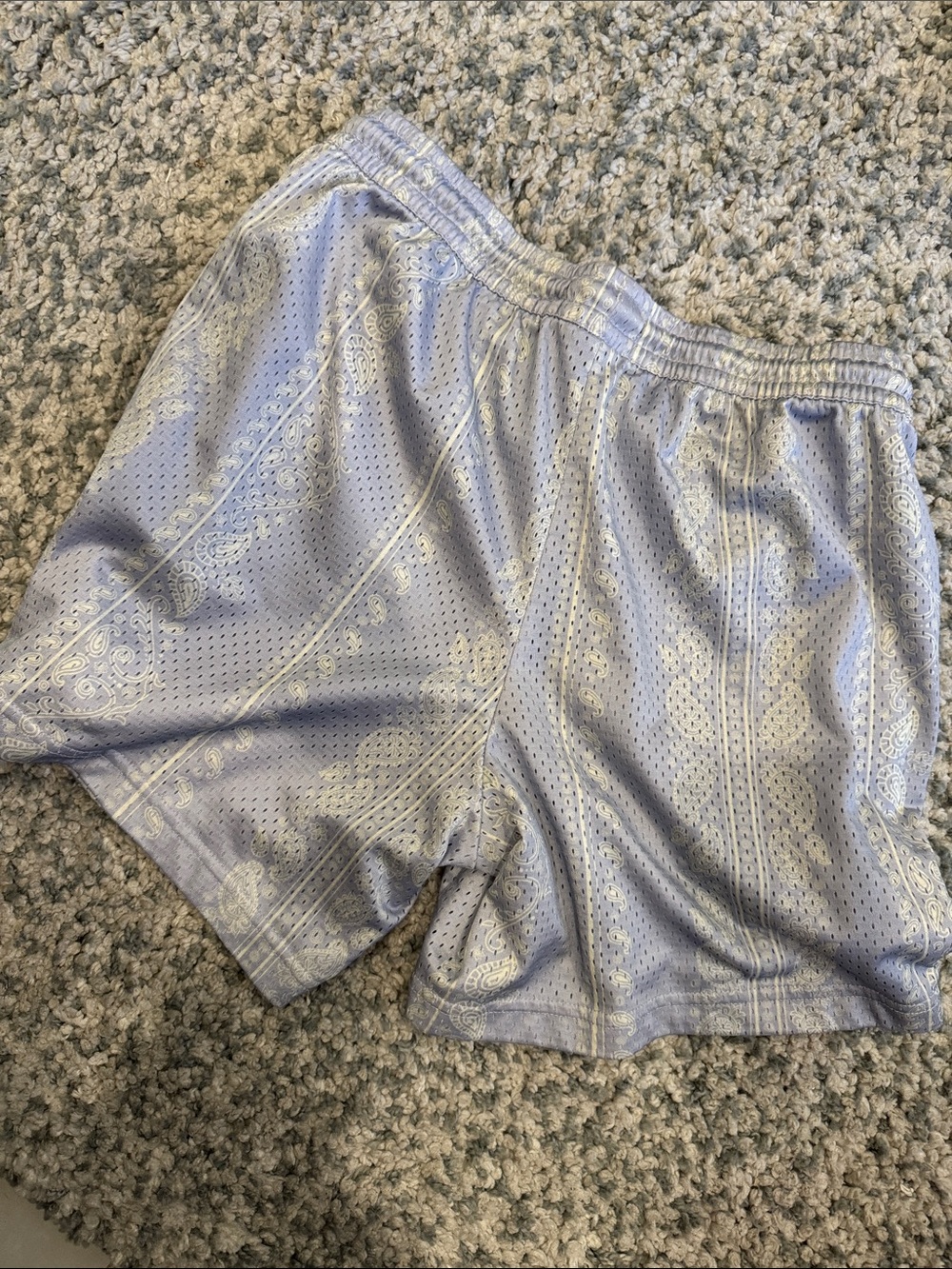 RSQ Lavender Mesh Athletic Shorts with White Drawstring - Picture 3 of 3
